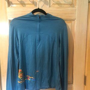 Ibex women's 1/2 zip top